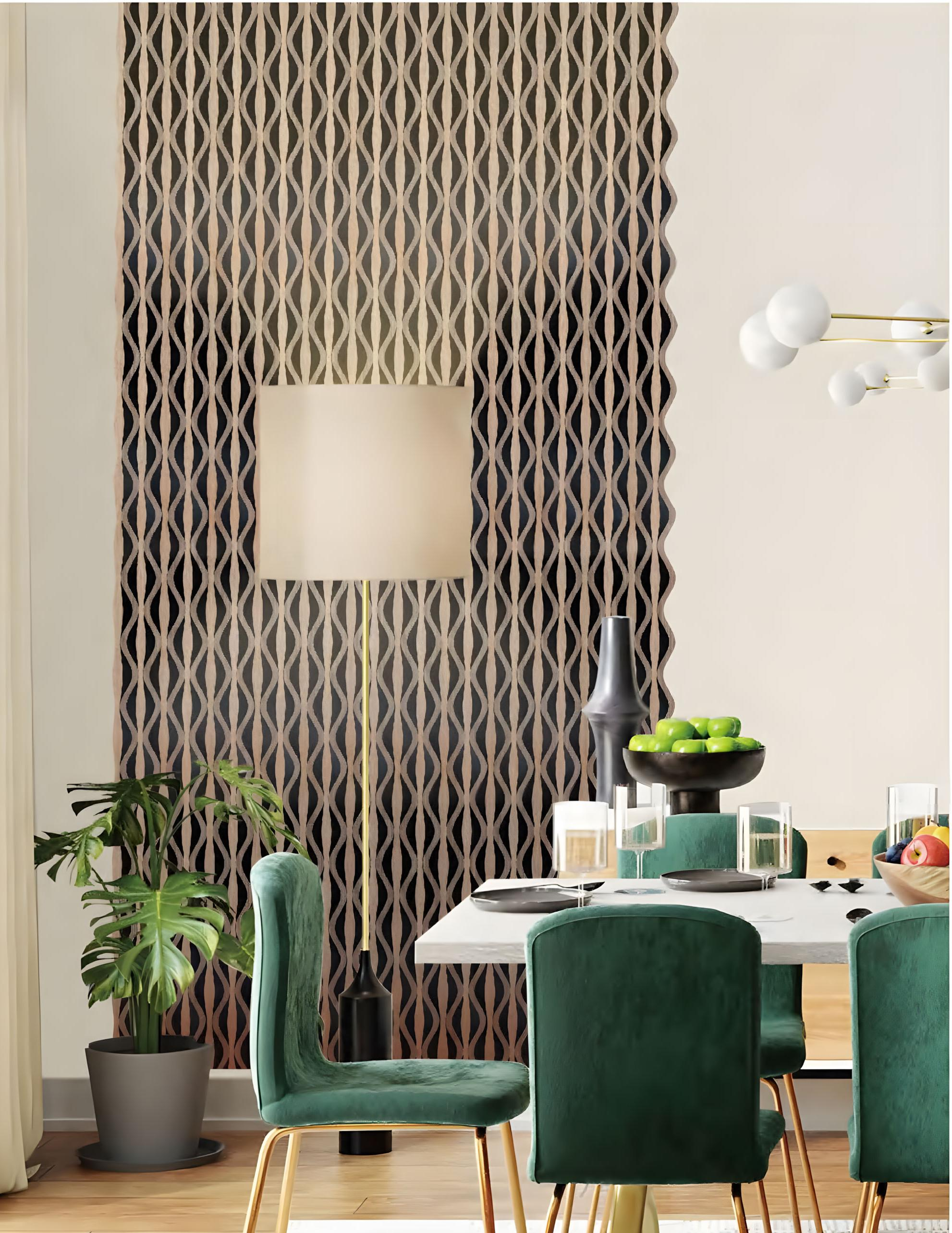 Wavy Wall Cladding Pattern Decor Acoustic Wall Panels - Yiwu Yanbo Decoration Co., Ltd.